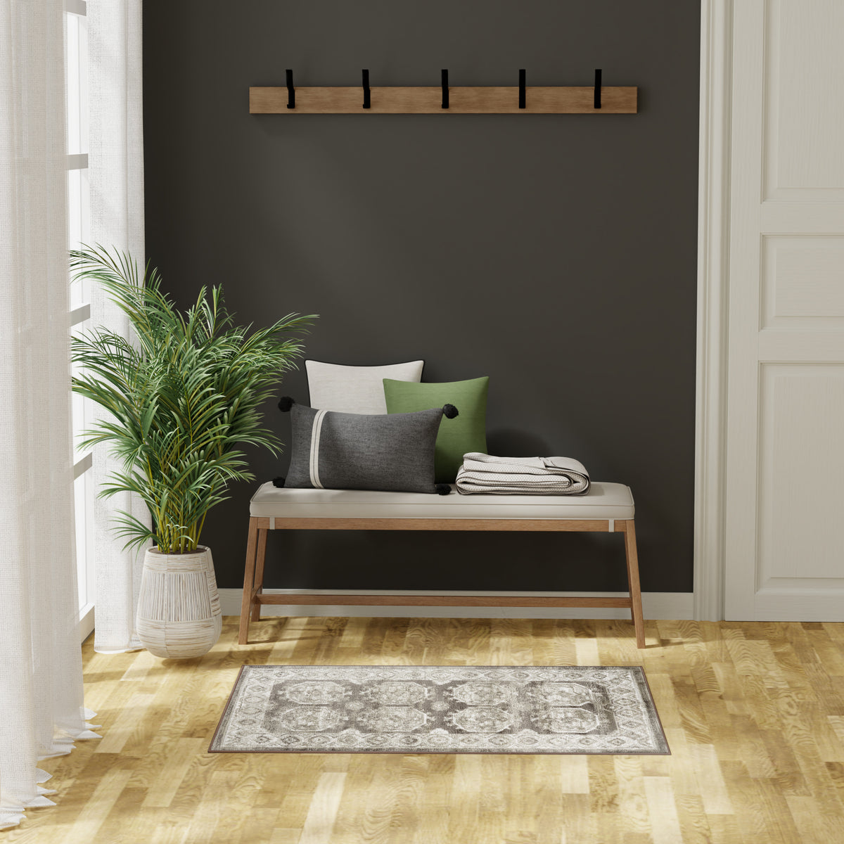 Dekor DEK01 Ivory Brown Rug