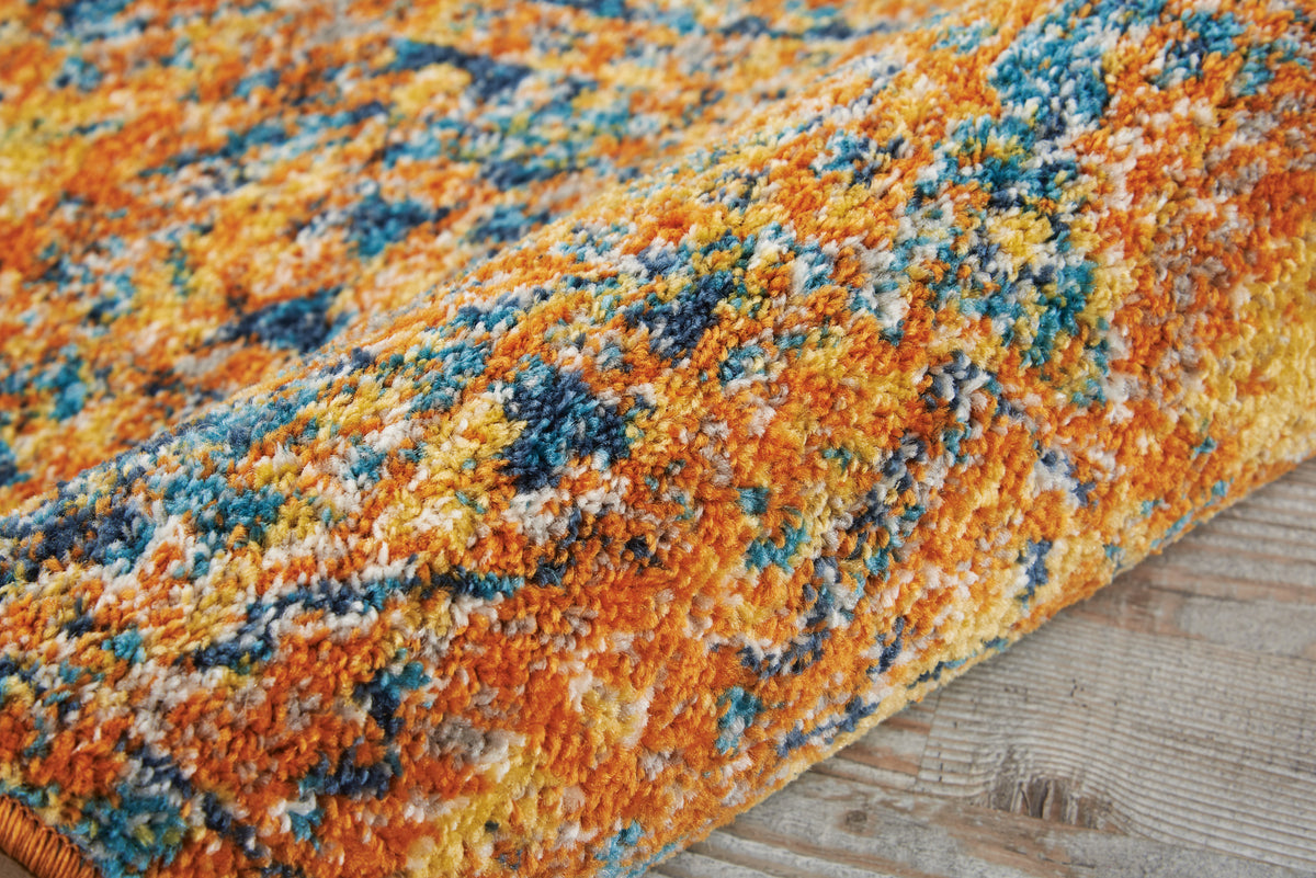 Passion PSN07 Teal/Sun Rug