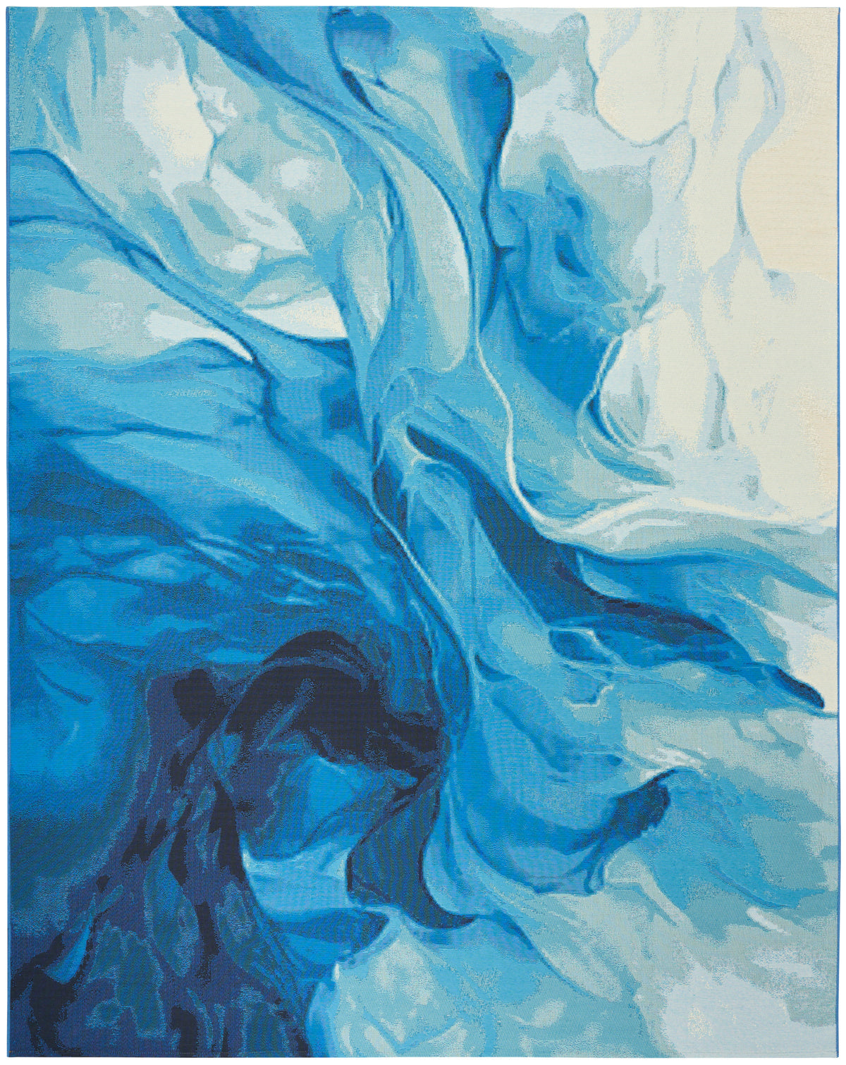 Color Splash CSP09 Blue Ivory Rug