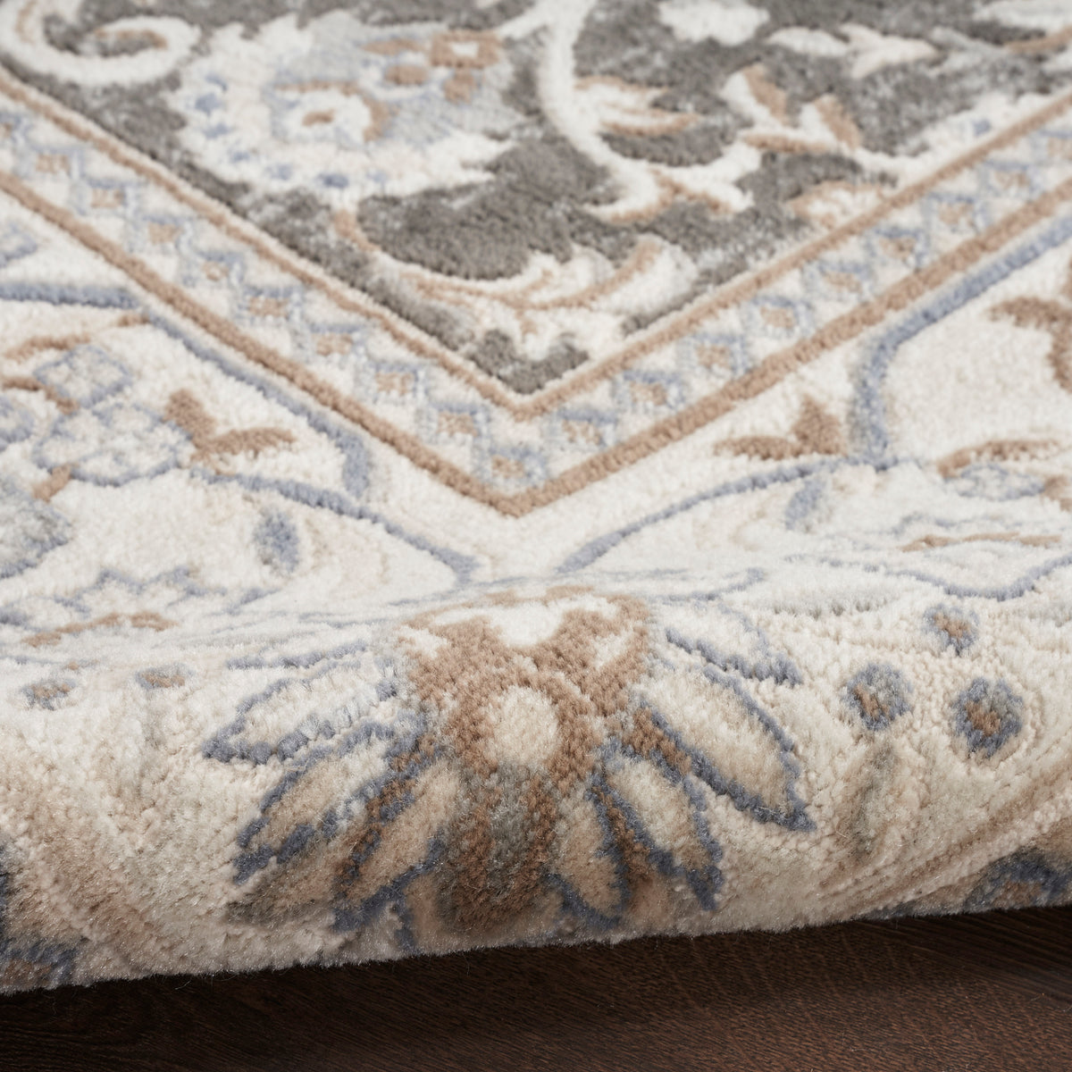 Serenity Home SRH02 Ivory Grey Blue Rug