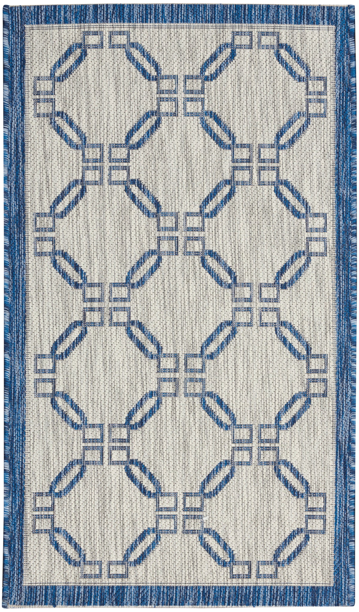 Country Side CTR02 Ivory Blue Rug