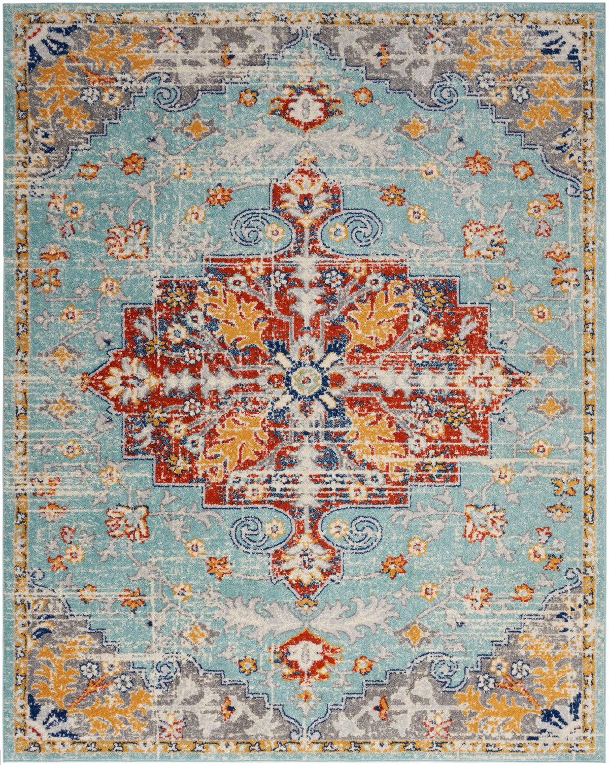 Passion PSN52 Aqua Multicolor Rug