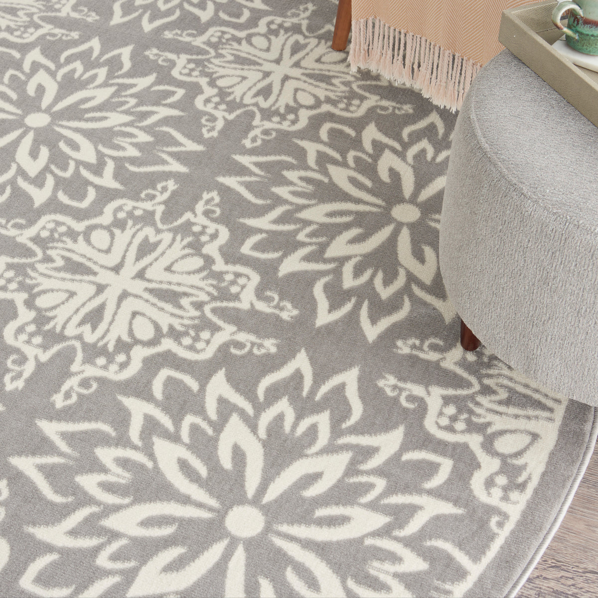 Jubilant JUB06 Ivory/Grey Rug