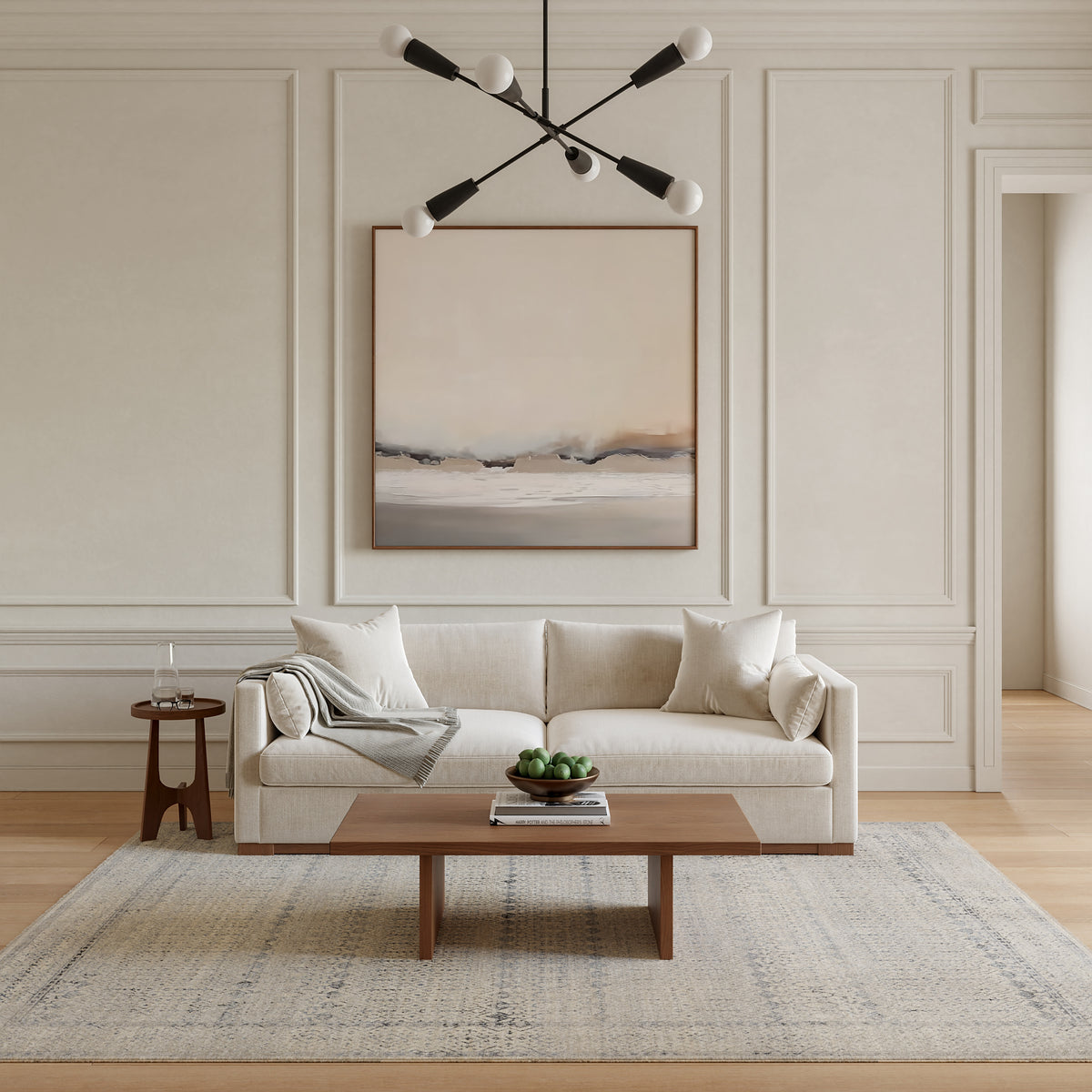 Sultana SLL04 Ivory Blue Rug