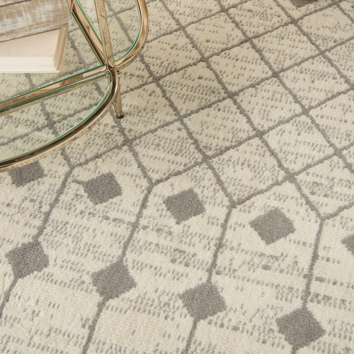 Grafix GRF37 Ivory Grey Rug