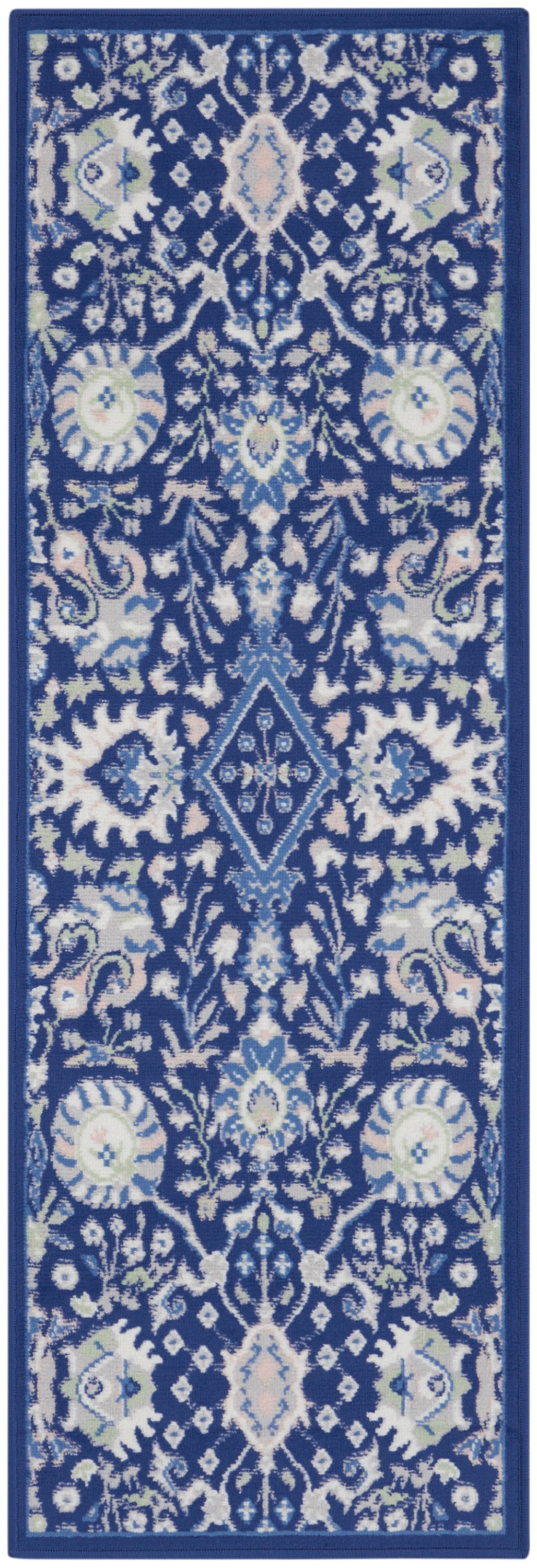 Whimsicle WHS10 Navy Multicolor Rug