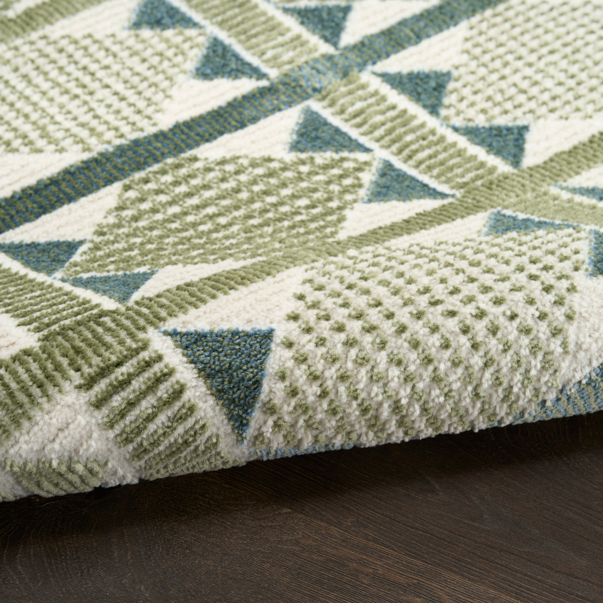 Nordic NRC06 Green Blue Rug