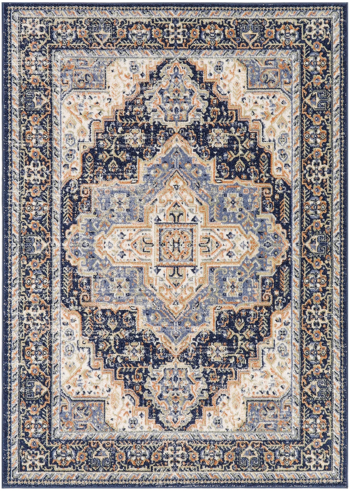 Nourison Essentials Persian NRE07 Navy Rug