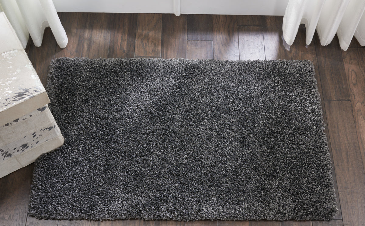 Malibu Shag MSG01 Dark Grey Rug