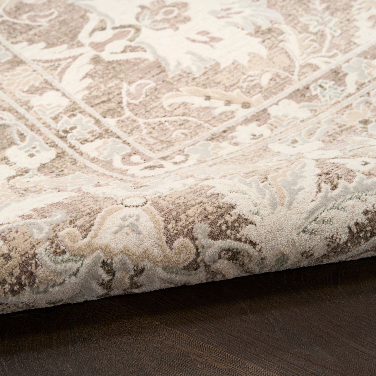 Soft Mist SMI04 Mocha Ivory Rug