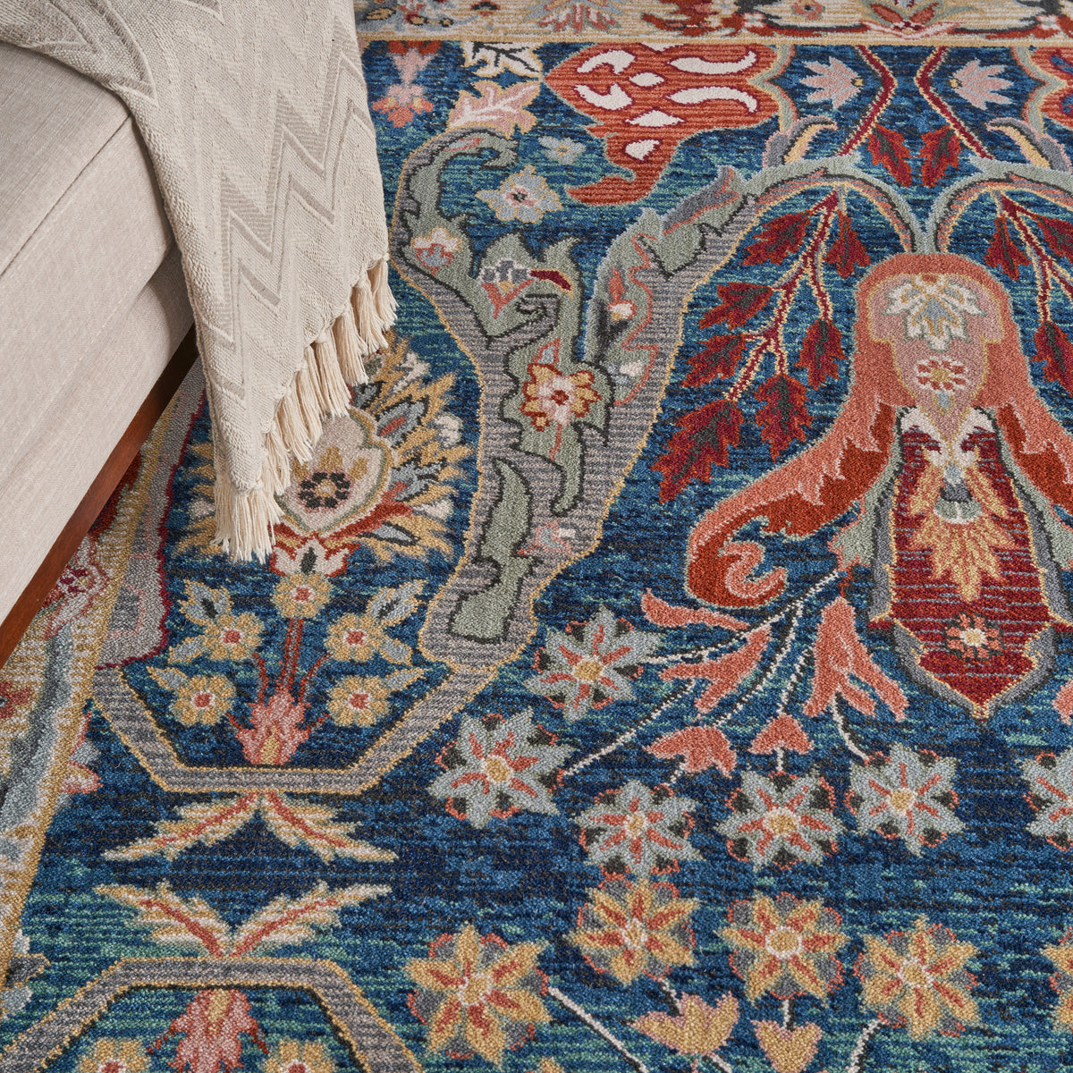 Parisa PSA06 Denim Multicolor Rug