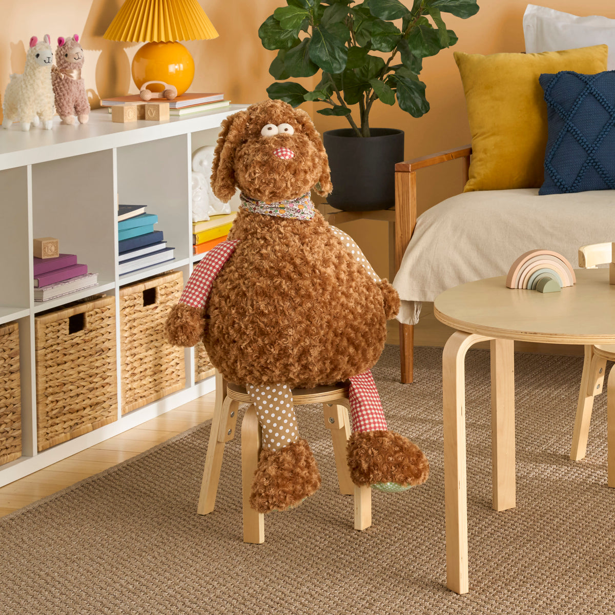 Plush Lines N5656 Brown 22" x 26" Stuffed Animals