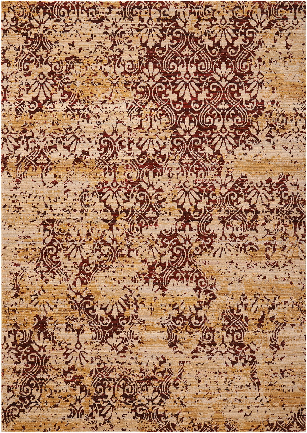 Rhapsody RH005 Gold Garnet Rug