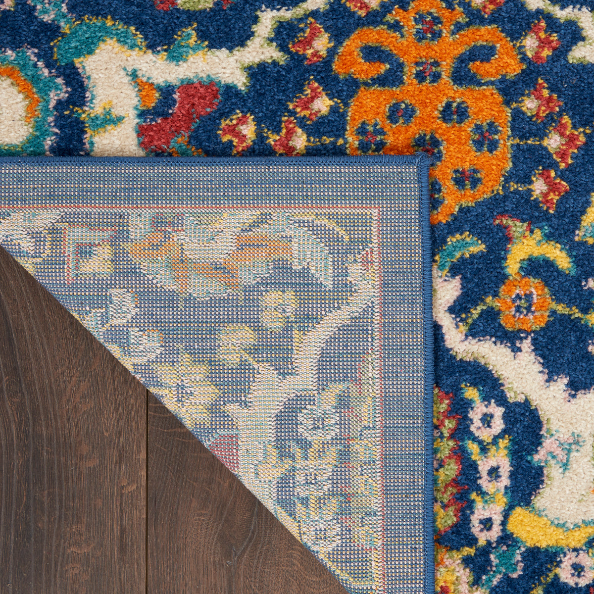 Allur ALR03 Navy Multicolor Rug