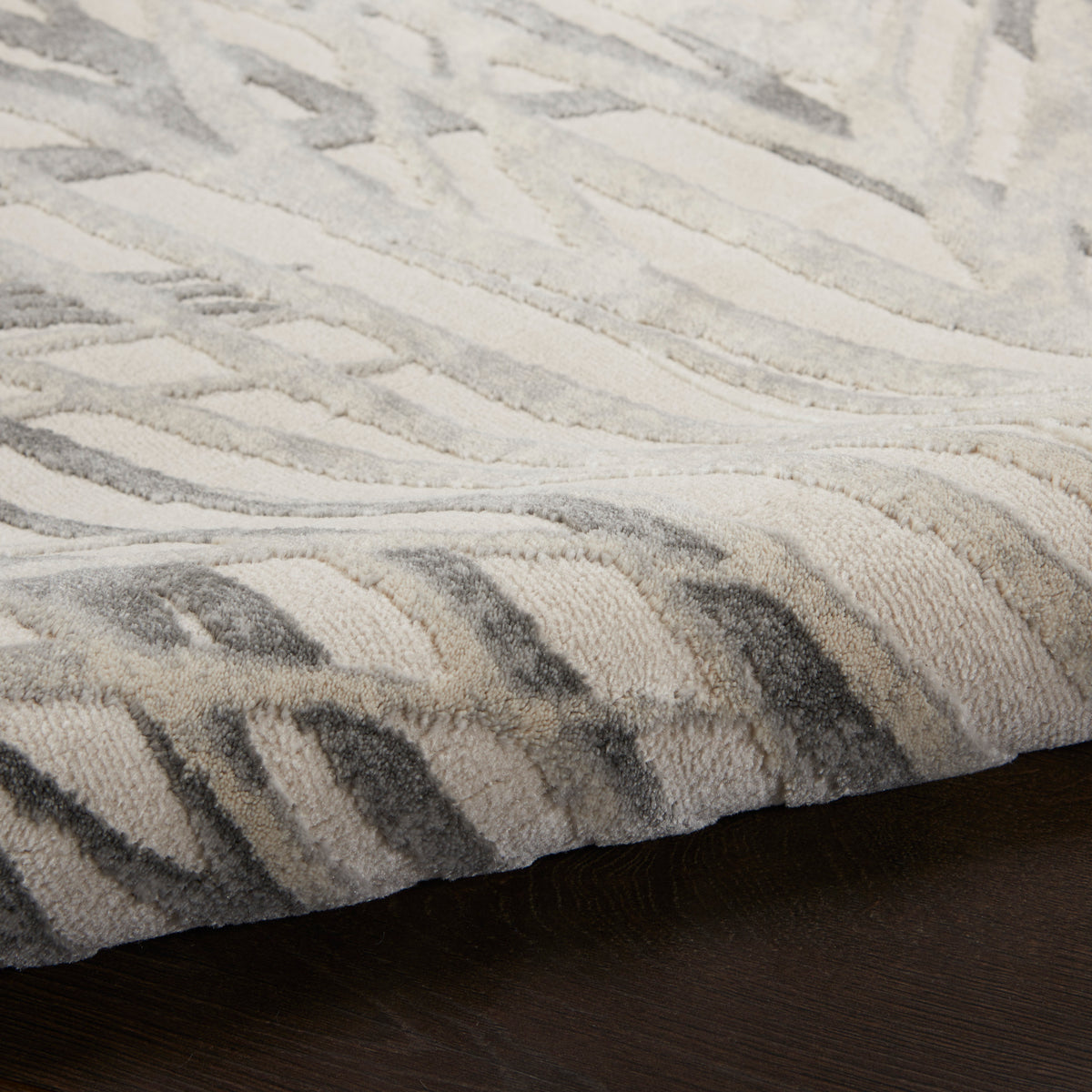 Rustic Textures RUS17 Ivory/Grey Rug
