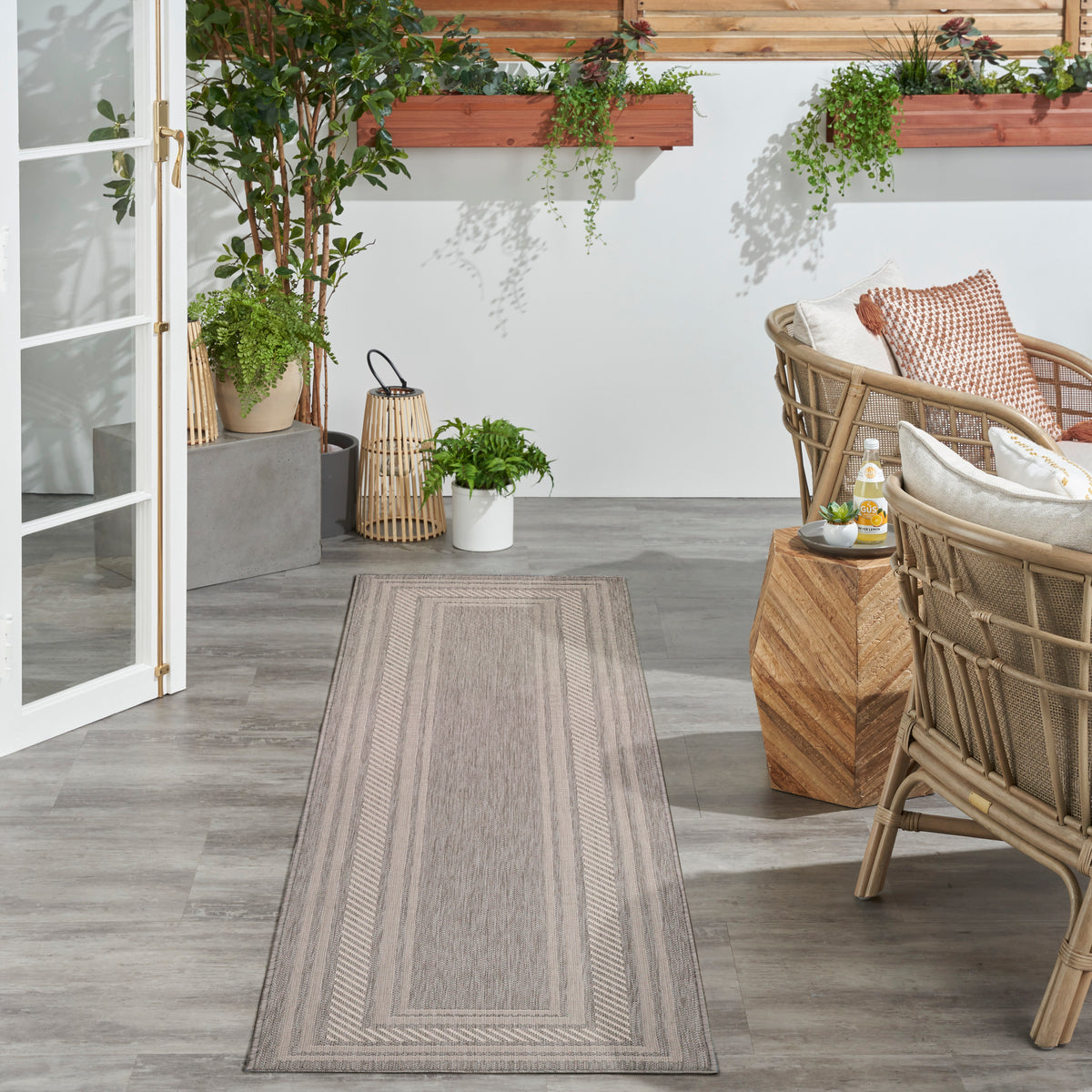 Horizon Indoor/Outdoor HOZ03 Grey Rug