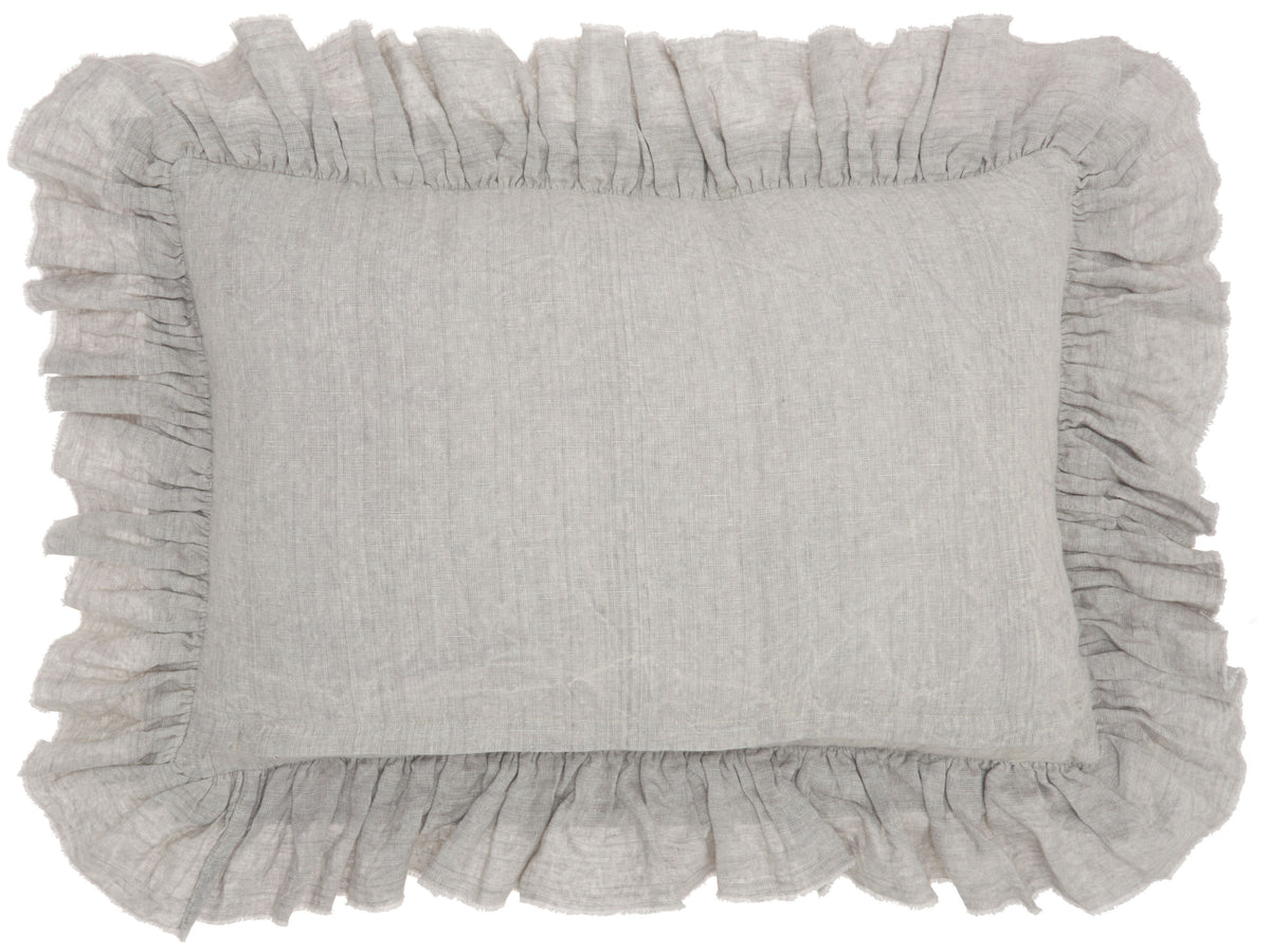 Sofia GE901 Grey 16" x 24" Throw Pillows