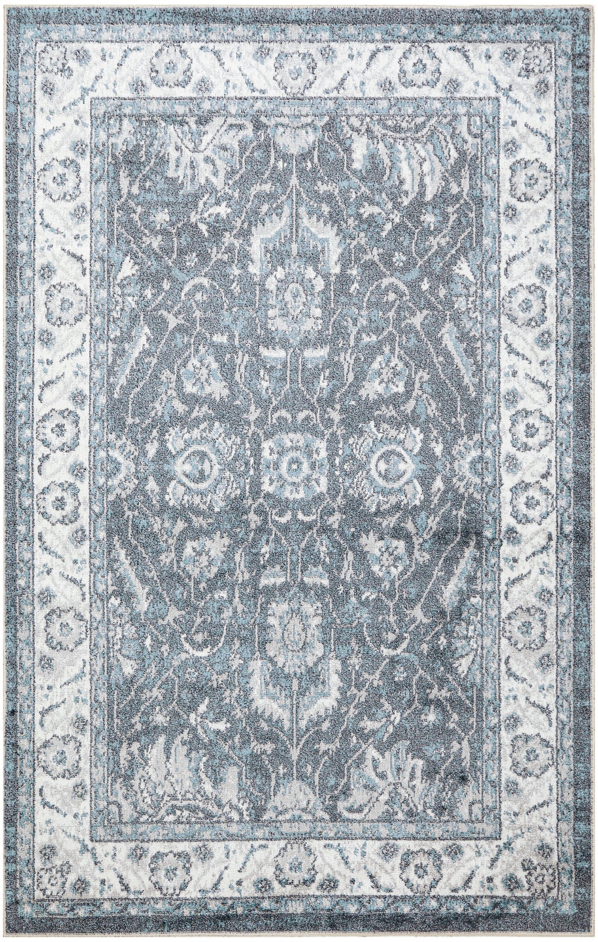 Astra Machine Washable ASW20 Slate Rug