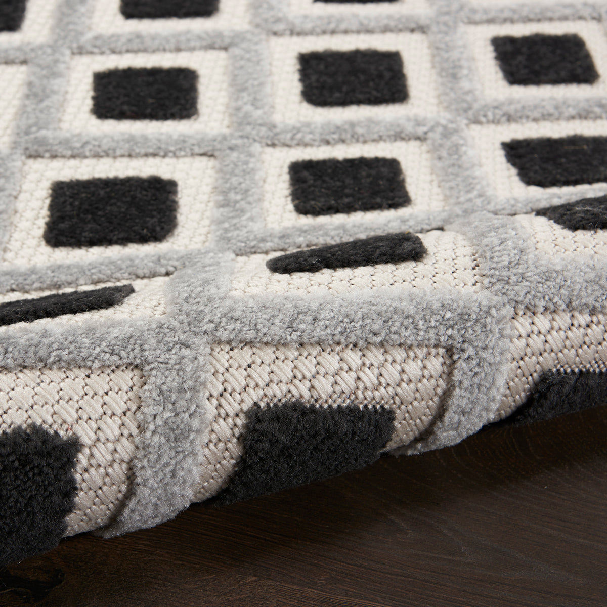 Aloha ALH26 Black White Rug