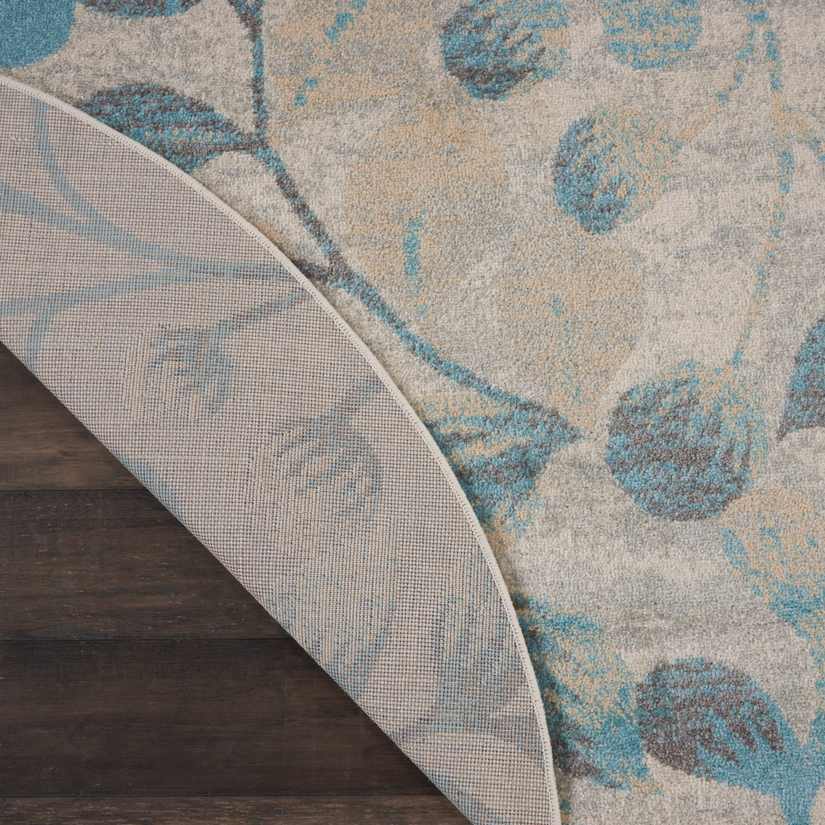 Tranquil TRA03 Ivory/Turquoise Rug