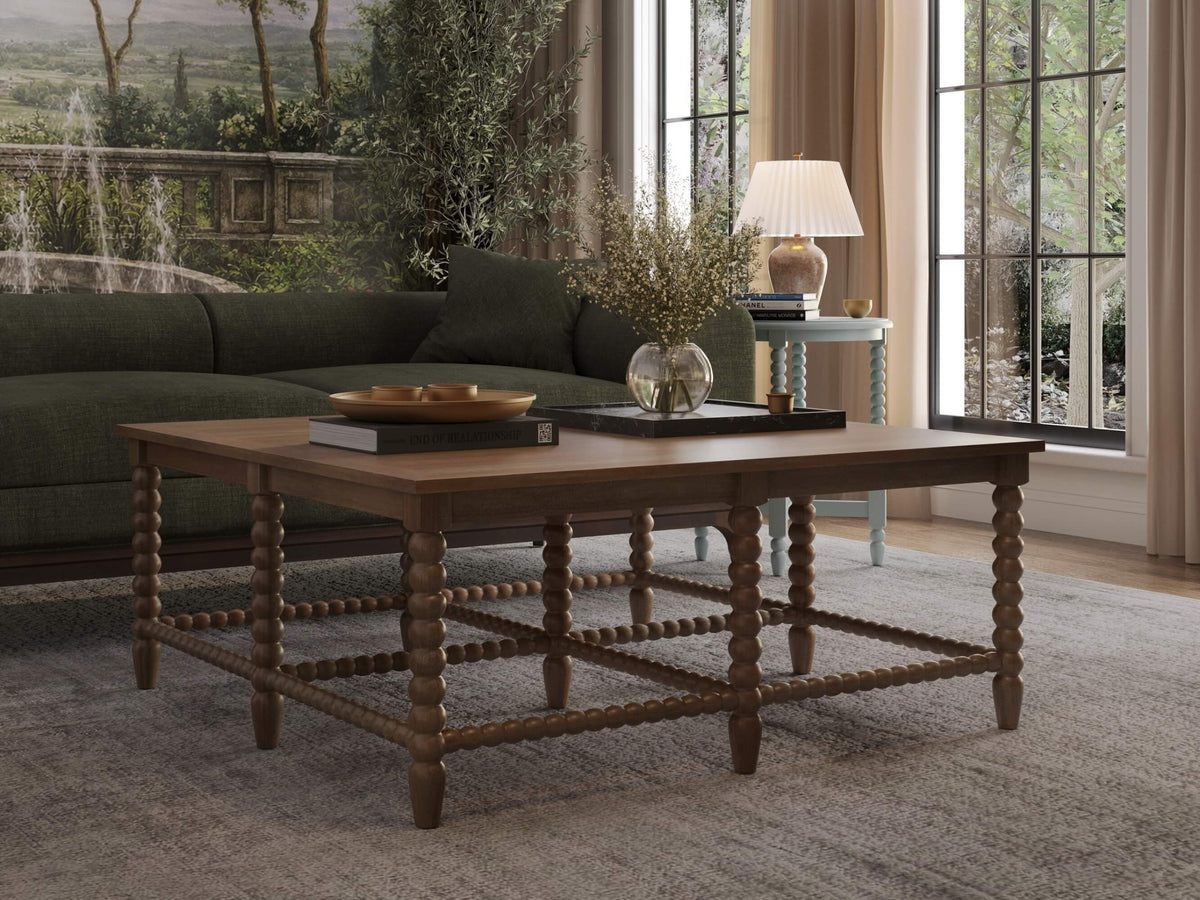 Cholet Square Coffee Table in Straw Wash