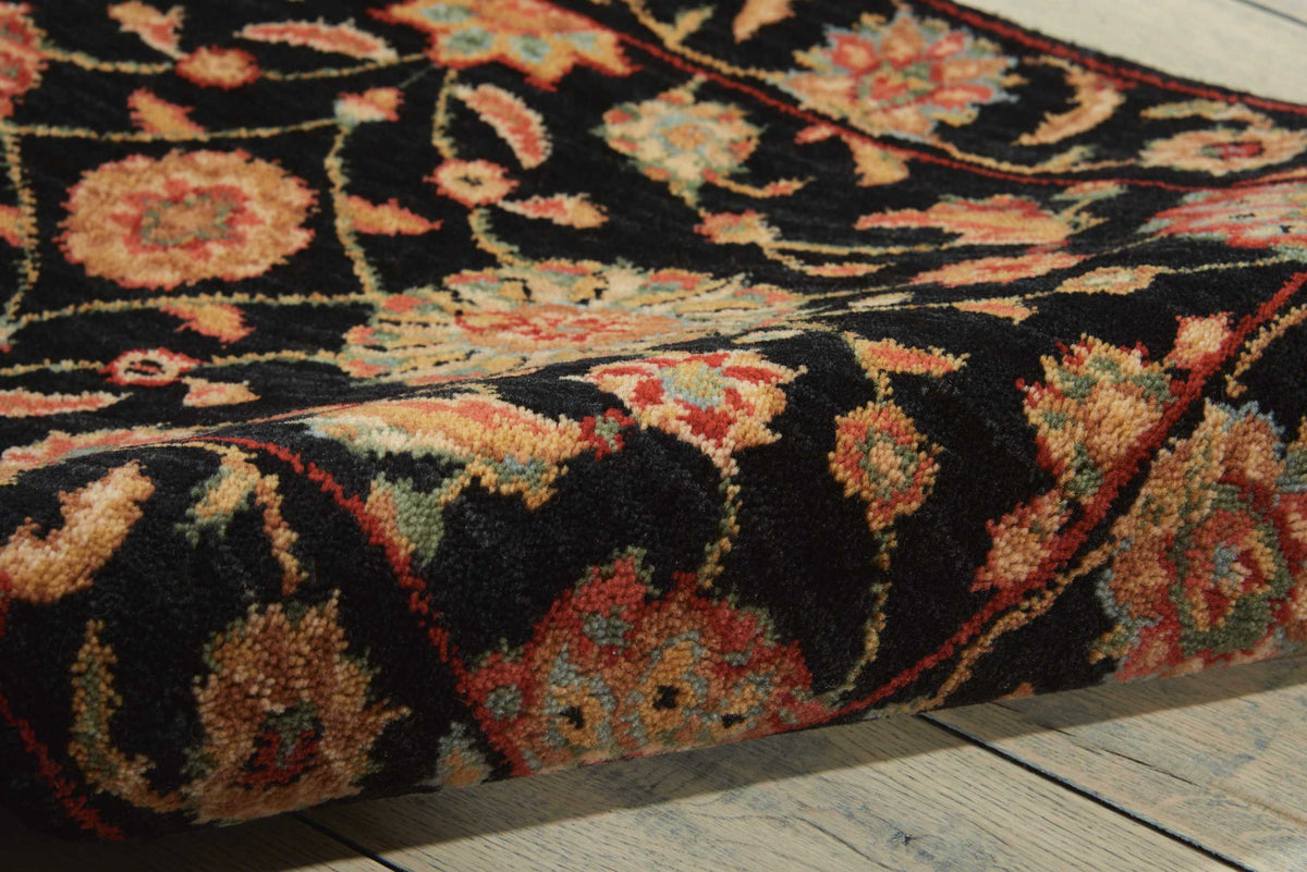 Living Treasures LI05 Black Rug