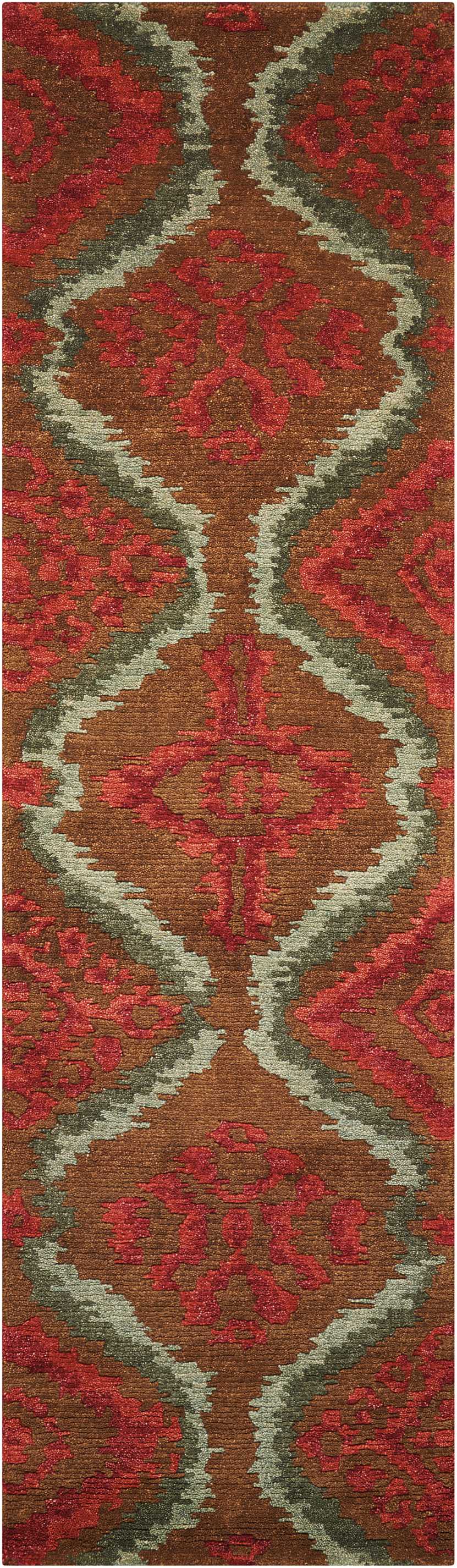 Tahoe MTA06 Brown Red Rug