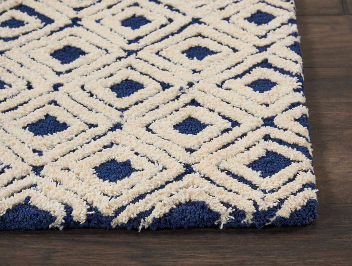 Deco Mod DEC02 Navy Ivory Rug