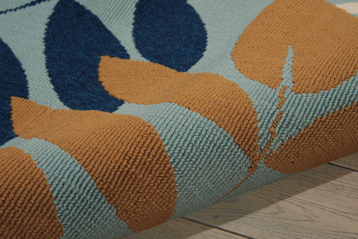 Caribbean CRB06 Blue Rug