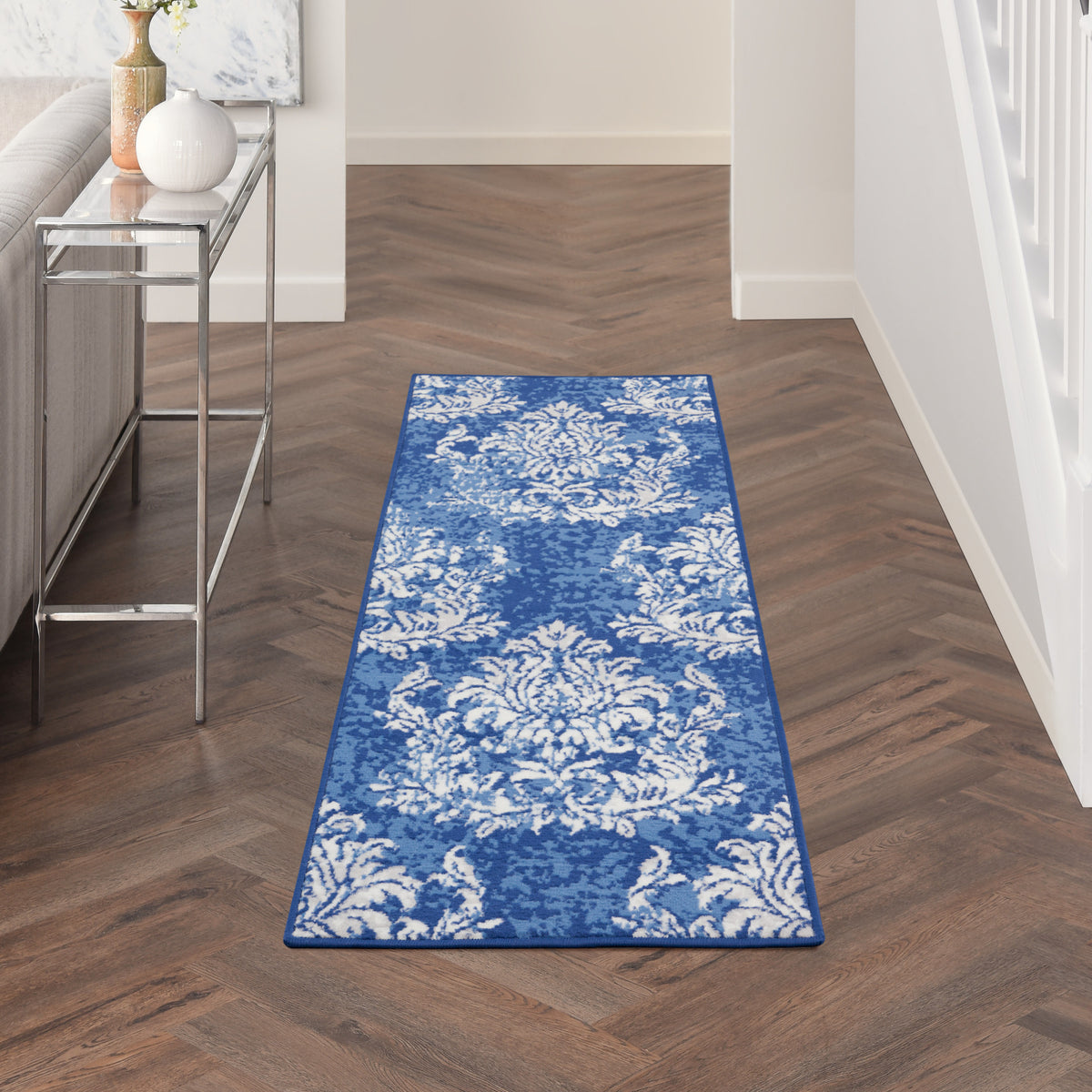 Whimsicle WHS11 Navy Ivory Rug