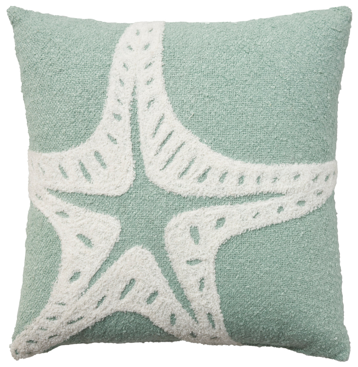 Outdoor Pillows VJ008 Aqua 18" x 18" Throw Pillows