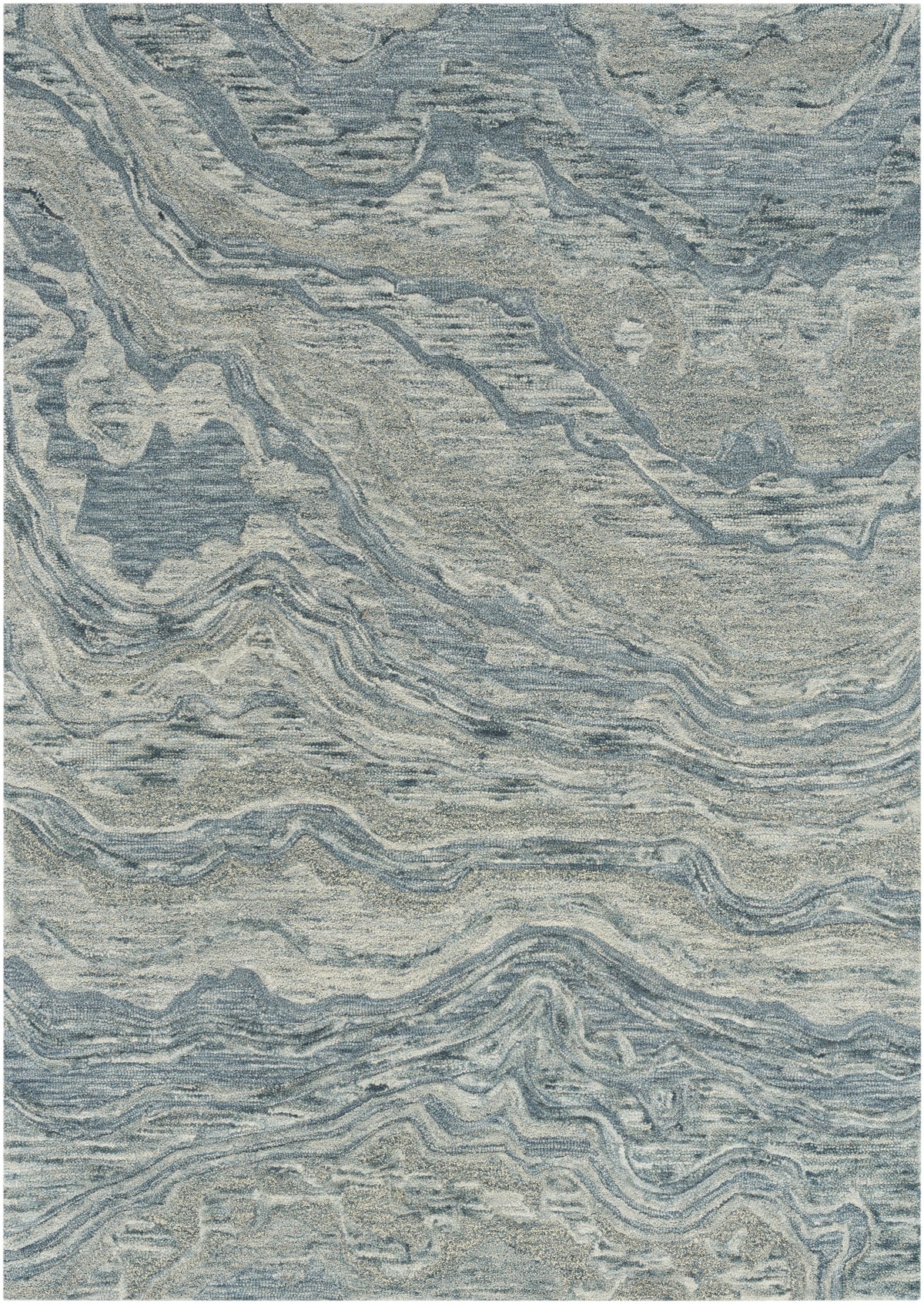 Graceful GRU01 Blue Rug