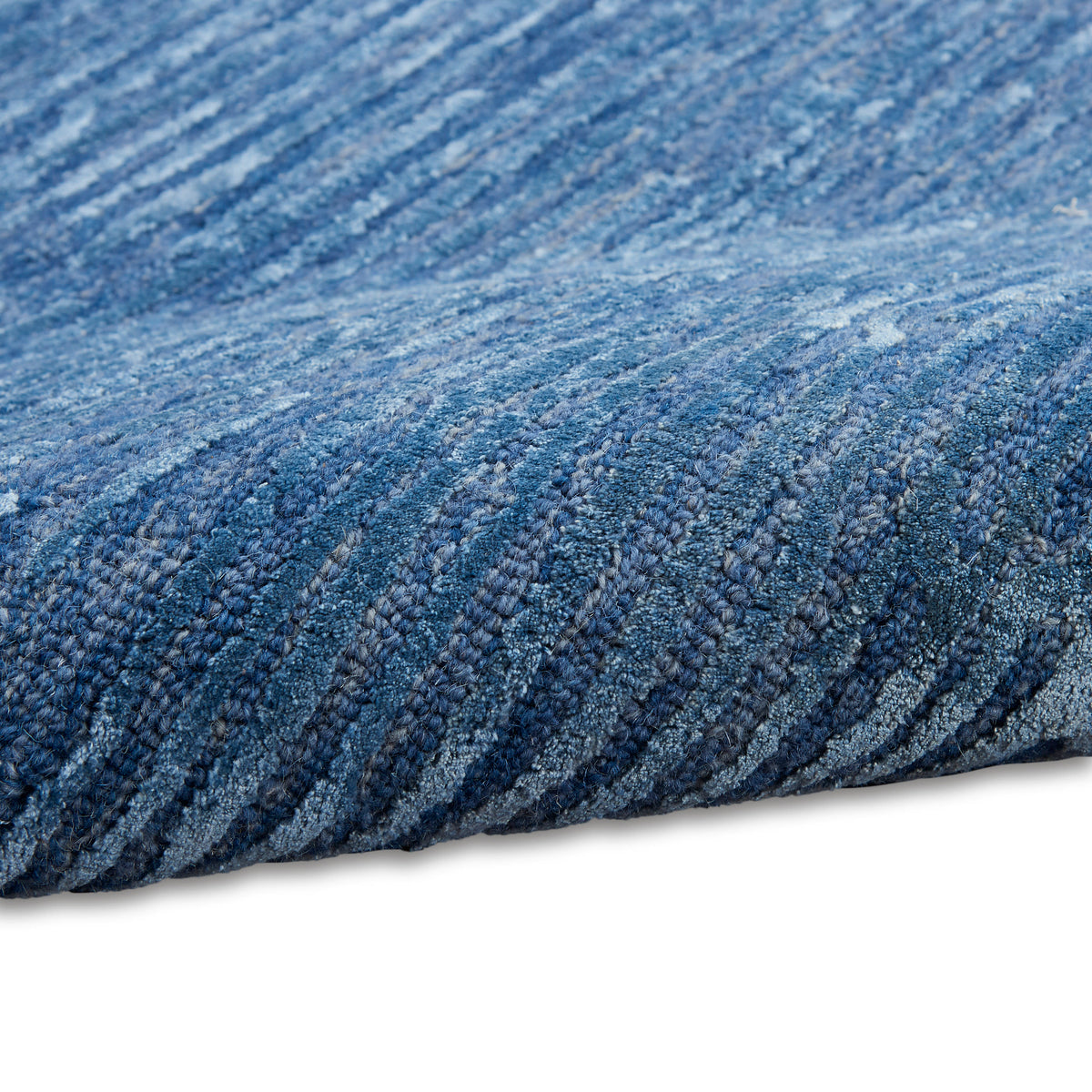 CK010 Linear LNR01 Blue Rug