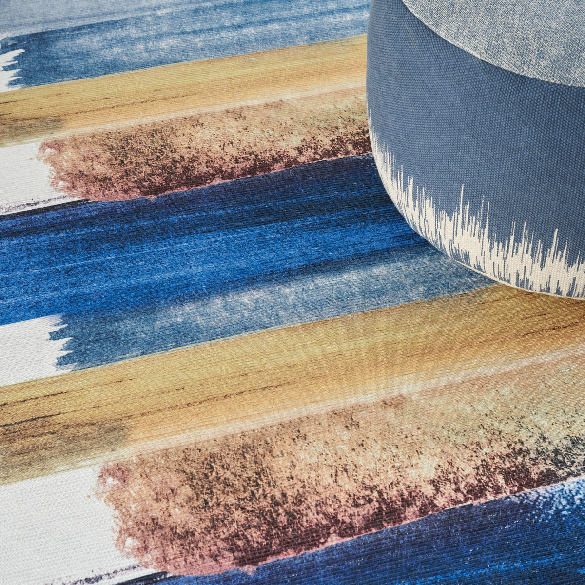 Nourison Washables NWB09 Blue Multicolor Rug