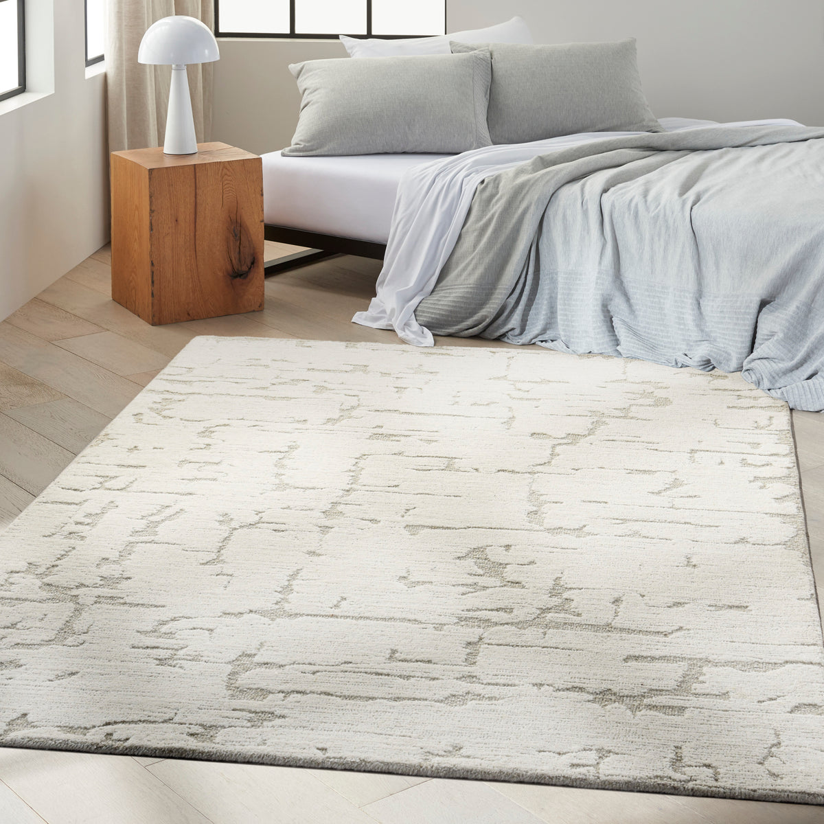 CK009 Sculptural SCL01 Ivory Rug