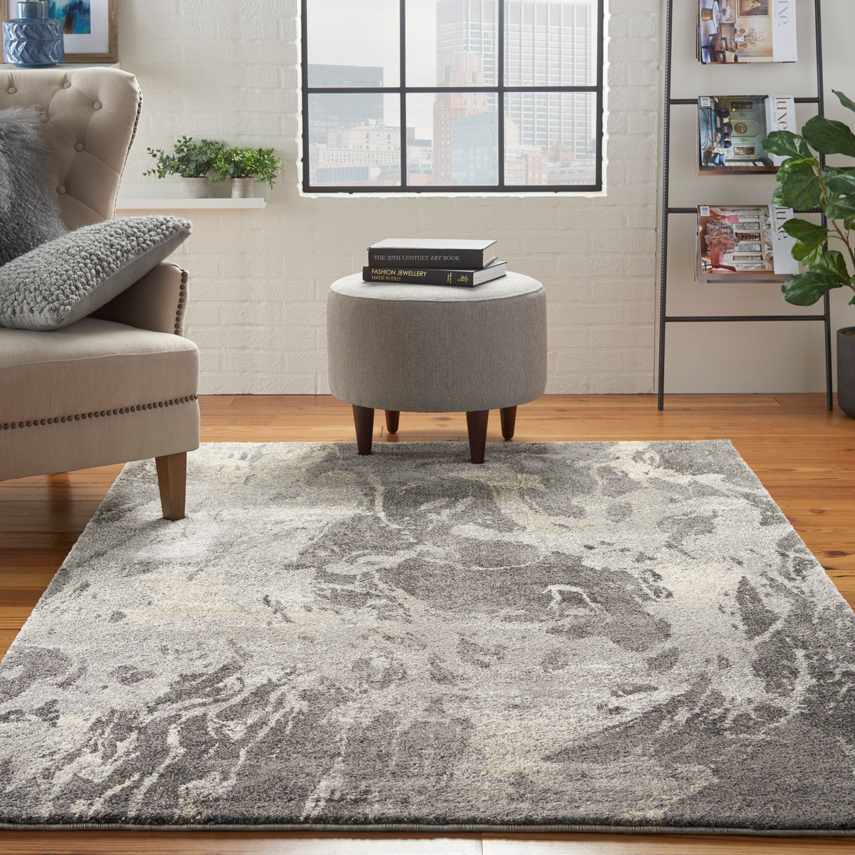 Fusion FSS16 Beige Grey Rug