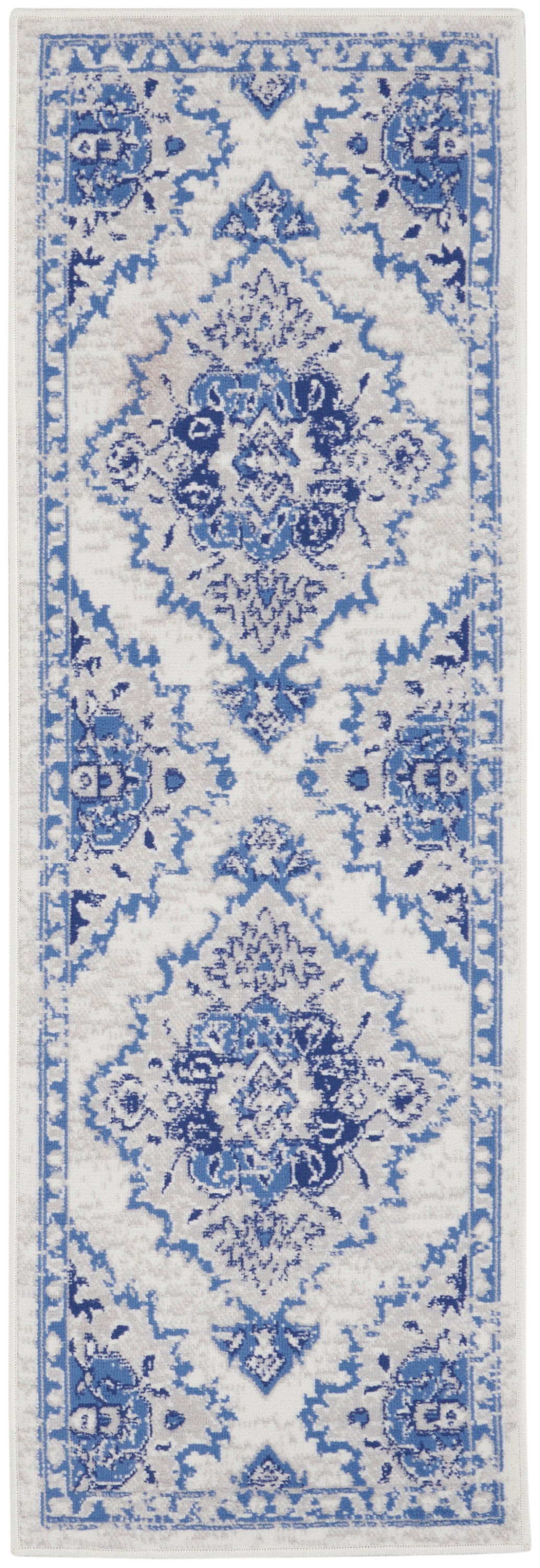Whimsicle WHS14 Ivory Blue Rug