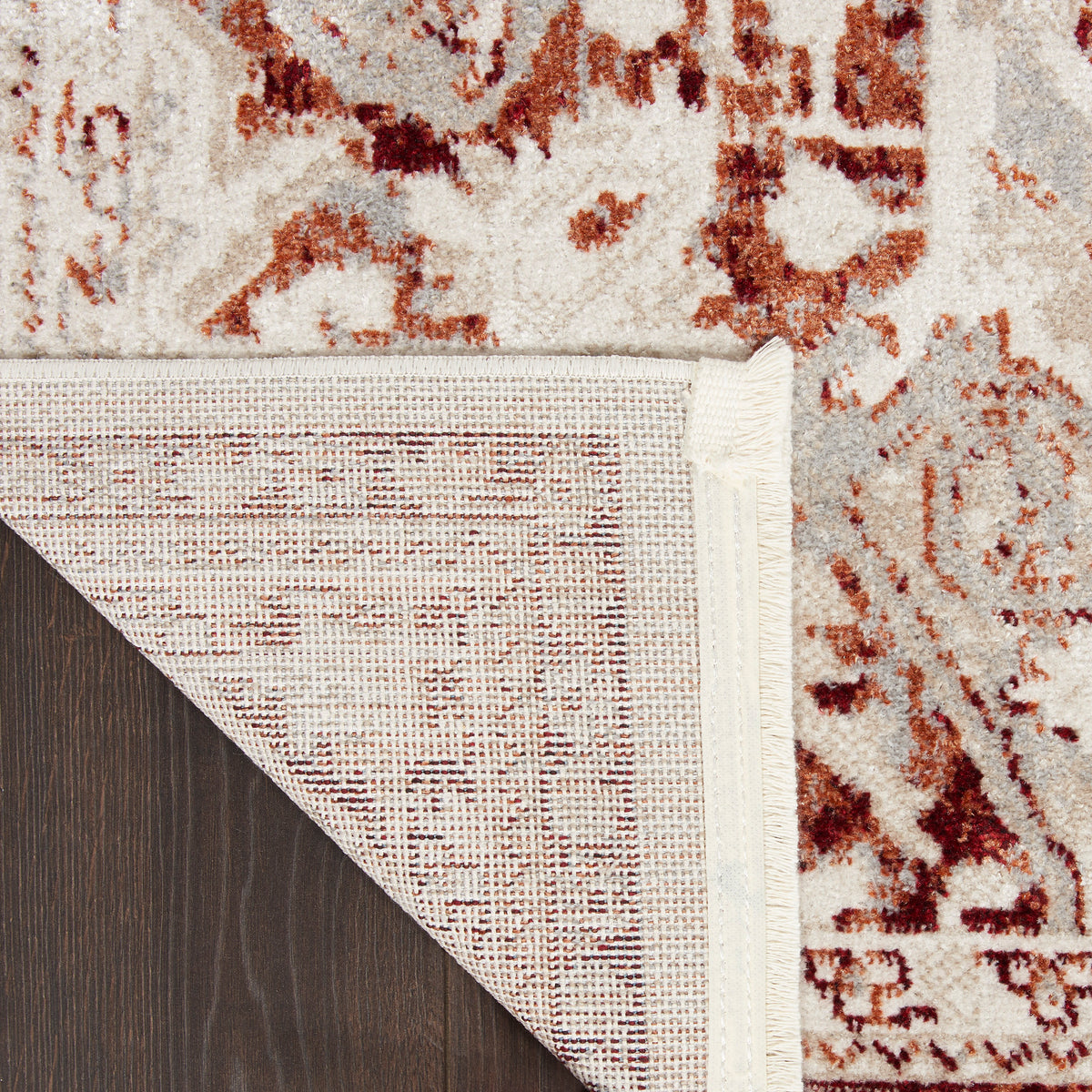 Carina CNA01 Brick Silver Rug