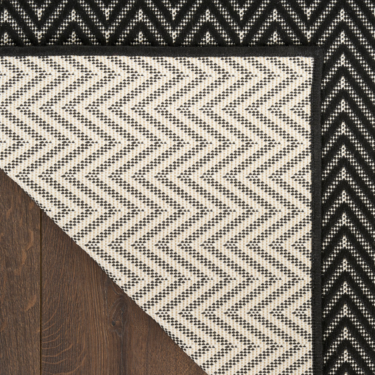 Horizon Indoor/Outdoor HOZ02 Black Rug