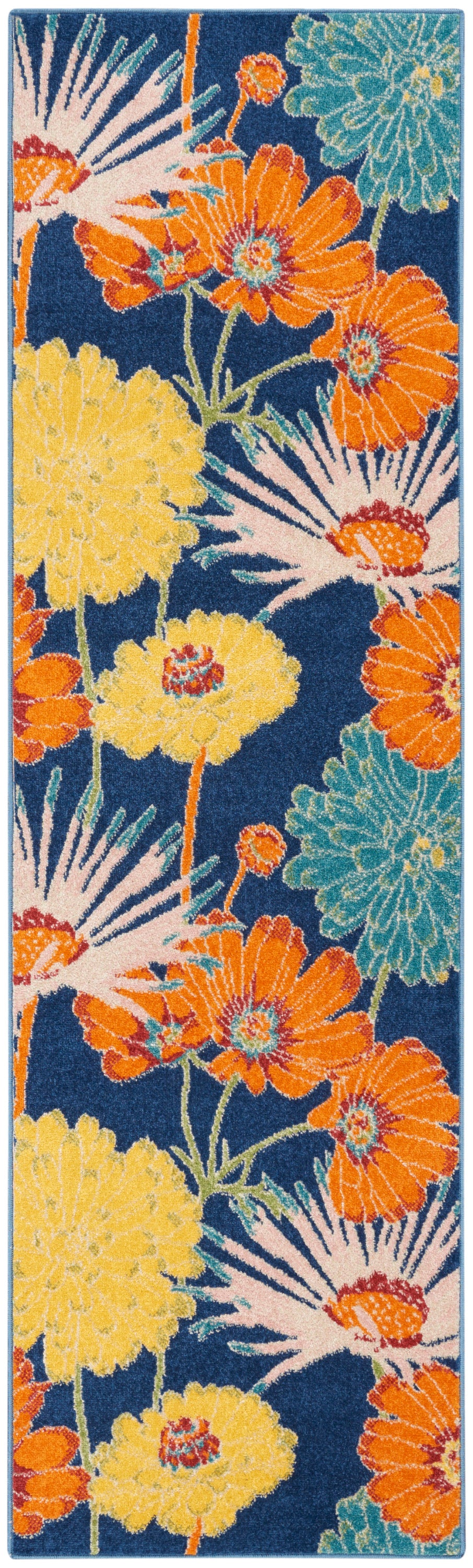 Allur ALR06 Navy Multicolor Rug