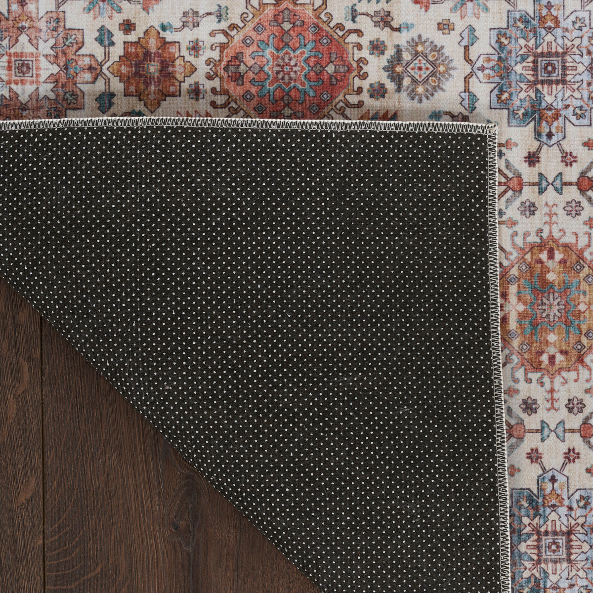 Fulton FUL12 Beige Multicolor Rug