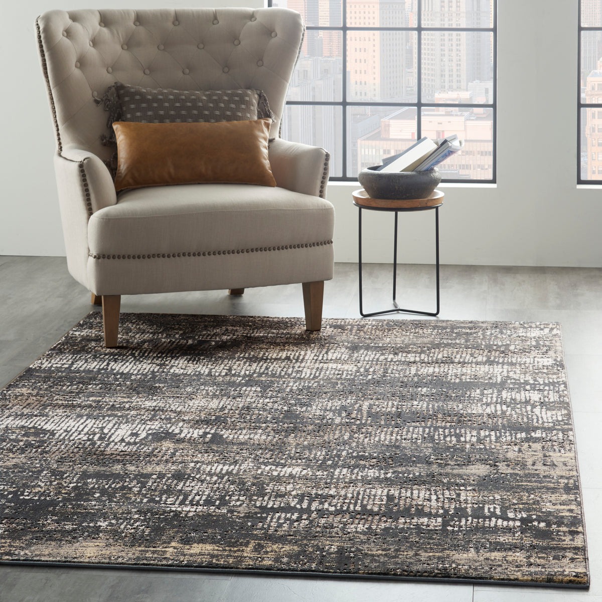MA90 Uptown UPT03 Charcoal Grey Rug