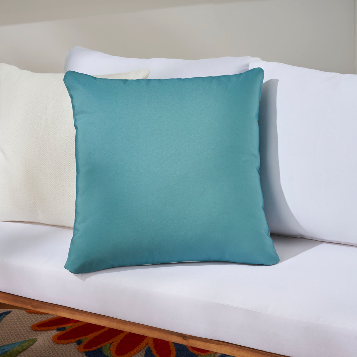 Aloha ALH01 Turquoise 20" x 20" Throw Pillows