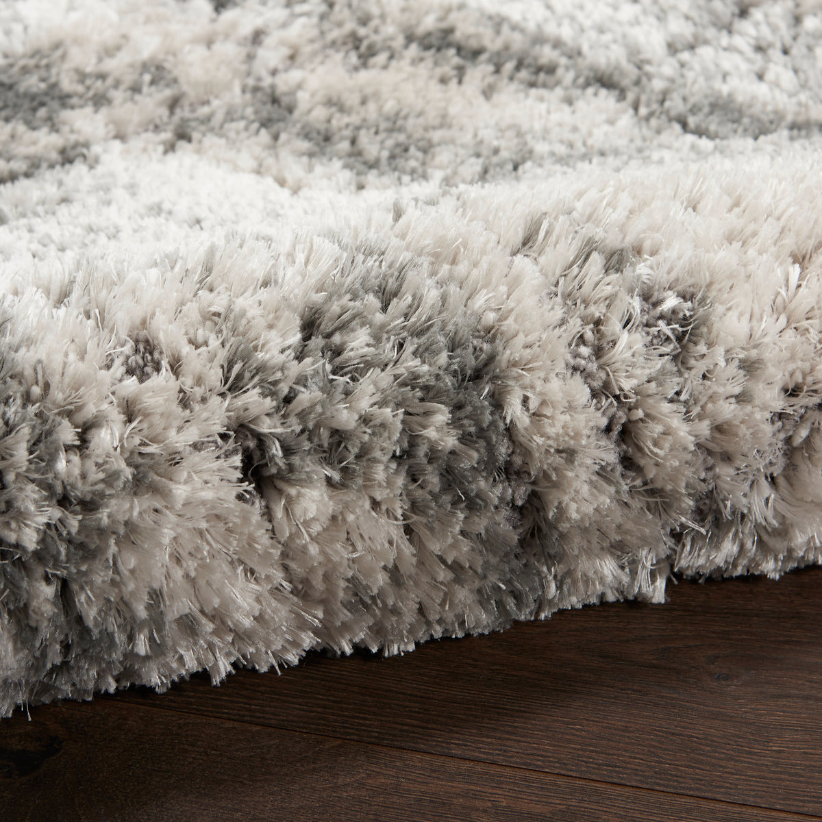 Dreamy Shag DRS01 Ivory Charcoal Rug
