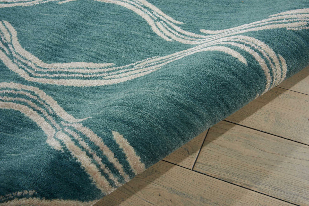 Tranquility TNQ02 Aqua Rug