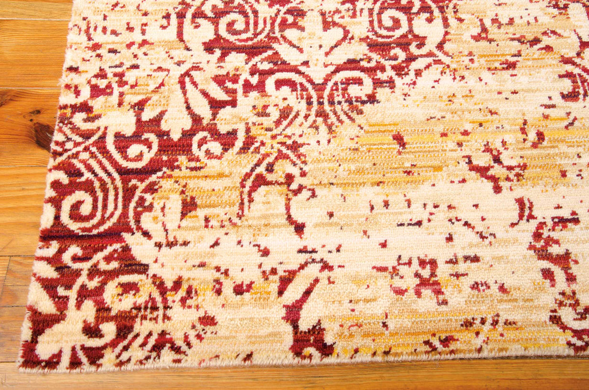 Rhapsody RH005 Gold Garnet Rug
