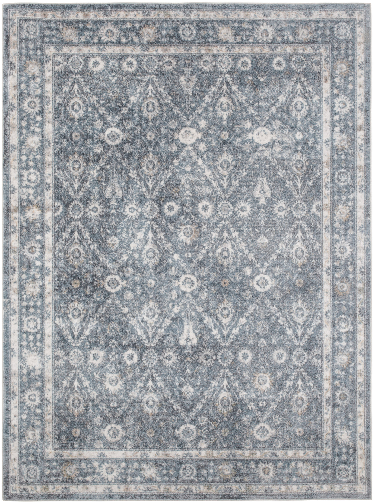 Astra Machine Washable ASW16 Dark Blue Rug