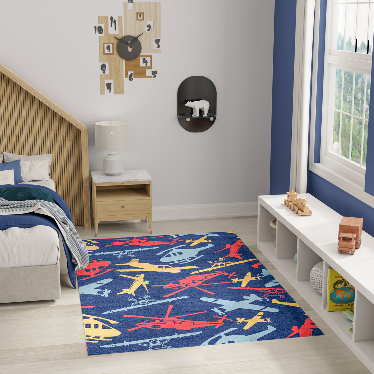 Imagination IMA06 Navy Multicolor Rug