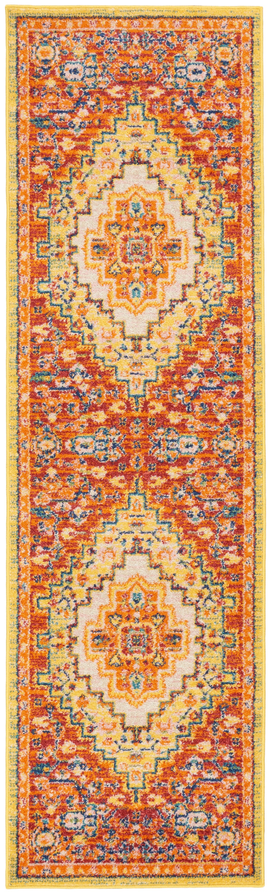 Allur ALR04 Red Multicolor Rug