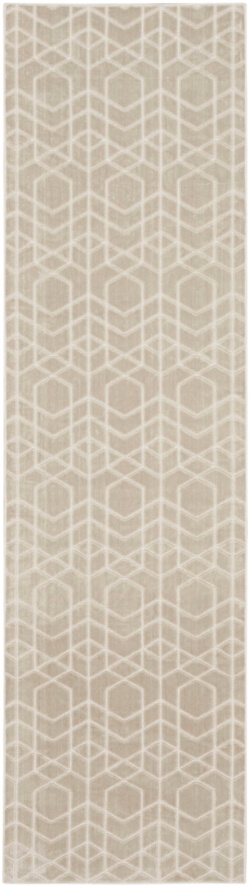 Washable Charm WCH01 Silver Ivory Rug